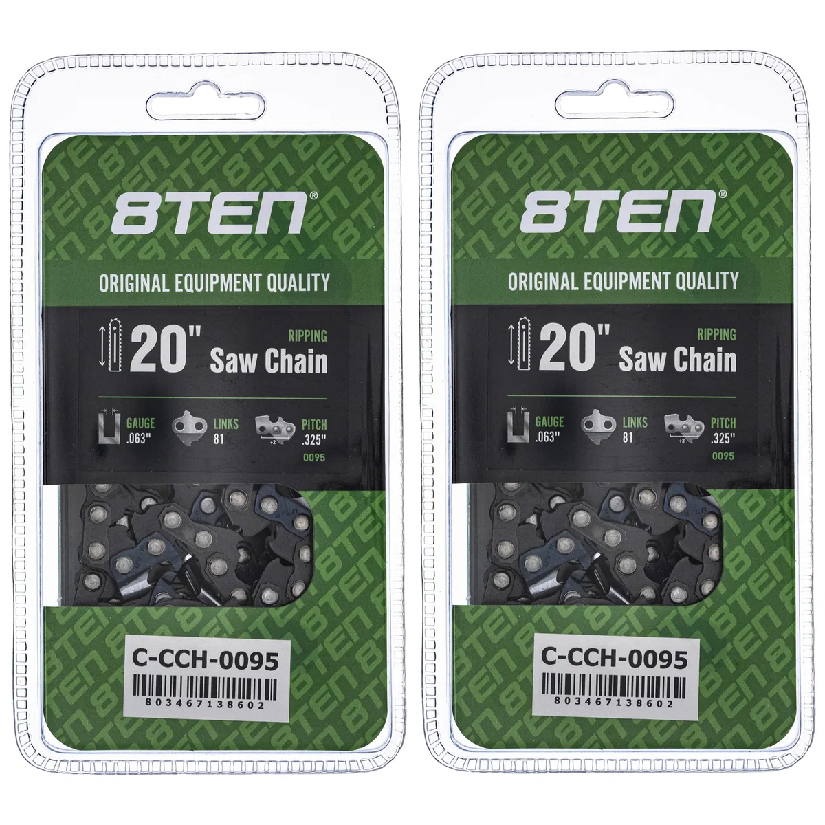 Chainsaw Chain 20 Inch .063 .325 81DL For Stihl Solo Homelite 22BPX081G 22LPX081G 26RM381 26RSC81 | 2-PACK