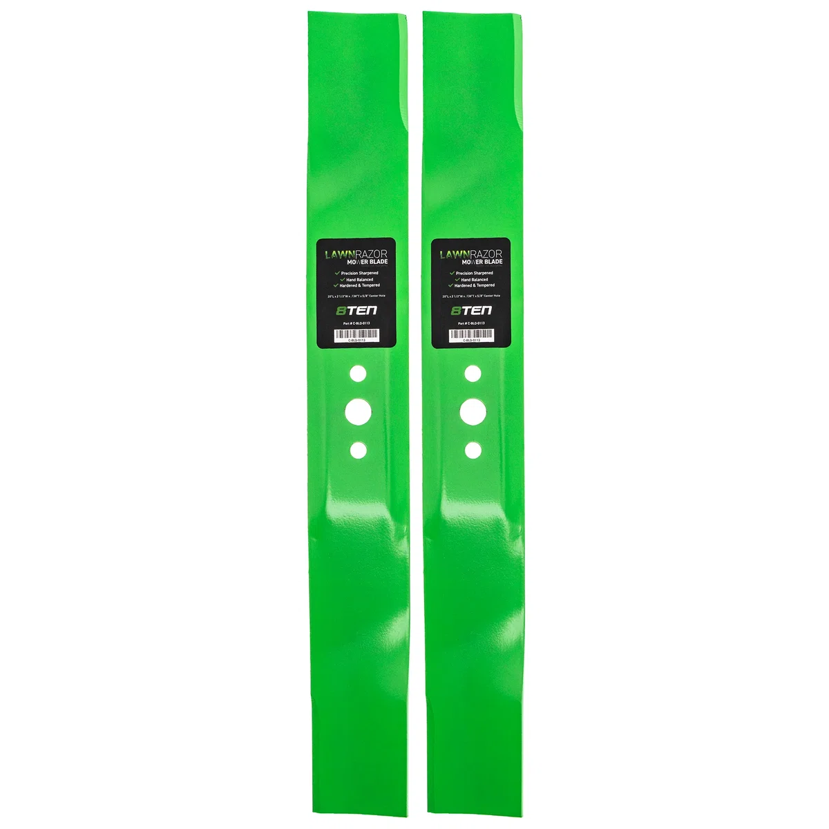 LawnRAZOR Low Lift Blade For Roper Rally Poulan Pro Husqvarna 145106 532145106 1935957 532700972 | 2-PACK
