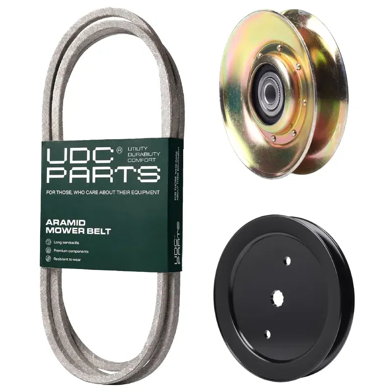 UDC Parts Mower Kit / Belt 405143 + Pulley 127783 + Pulley 195945 / Fits Husqvarna TS146X