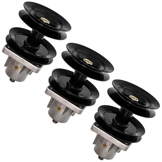 Spindle Double Pulley For Troy-Bilt Yard-Man Yard-Machines 618-0595 918-0595A 918-0595 918-0593A | 3-PACK