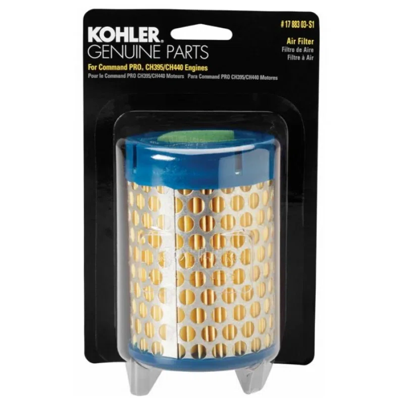 Kohler 17 883 03-S1 Genuine OEM Command Pro Series Engines Air Filter Kit