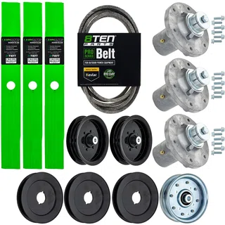 Deck Rebuild Kit Blade Spindle Belt Idler for Simplicity Courier 48-Inch