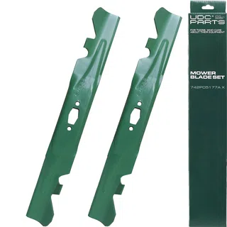 UDC Parts 742-05177A-X S-Shape Mower Blades Replacement for Cub Cadet 42 Inch 742P05177A 742P05177A-X Craftsman CMXGZAM110202 T2200 Z3200 T2200K Z5200 MTD 490-110-C202 / 3 Pack Gator Mulching Blades