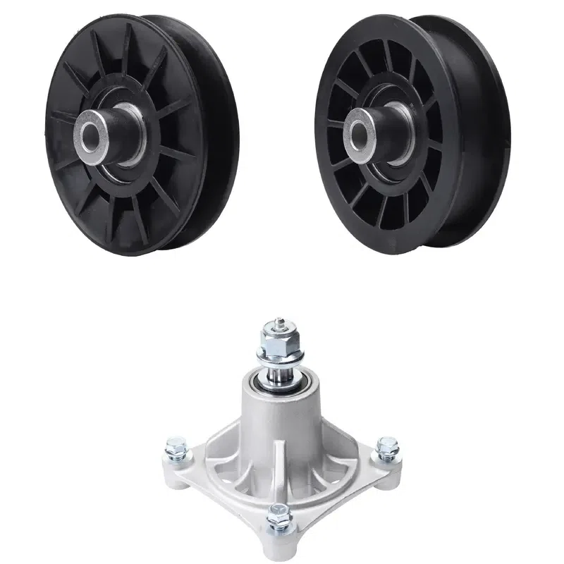 UDC Parts Mower Kit / Pulley 532194326 + Pulley 532194327 + Spindle 532174356 / Fits Husqvarna LT1597