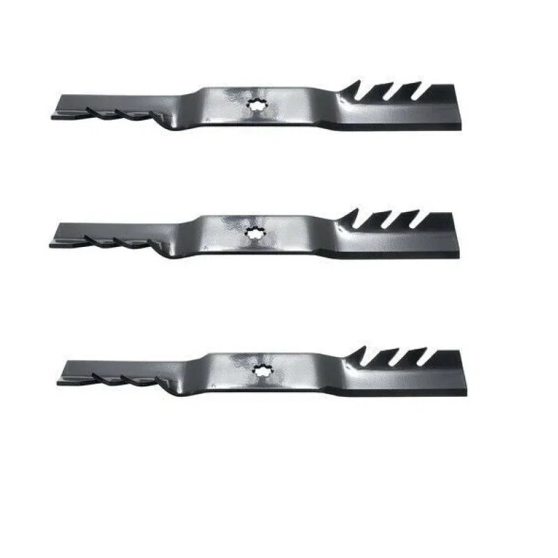 3PK Oregon 92-616 Gator G3 Blade 17" replaces John Deere AM137757 AM137758