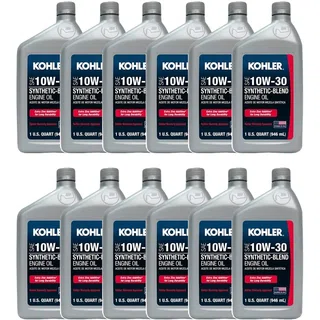 Kohler 25 357 64-S Case of Synthetic Blend Universal 10W-30 Oil Repl 25 357 05-S - 12 Pack