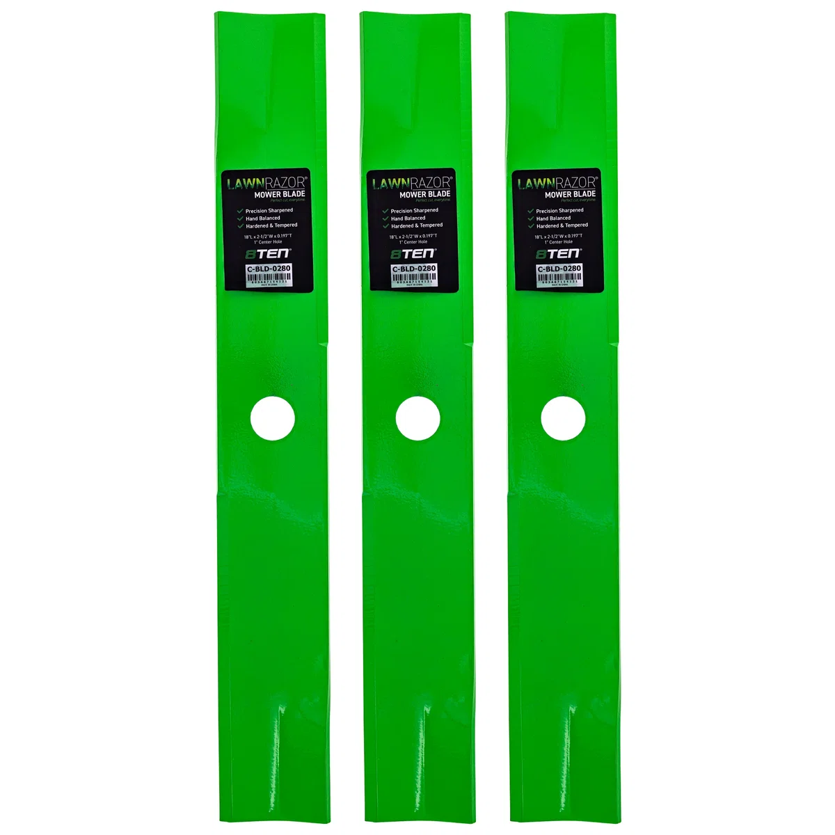 LawnRAZOR Low Lift Blade For Exmark 103-6387 103-6387-S | 3-PACK