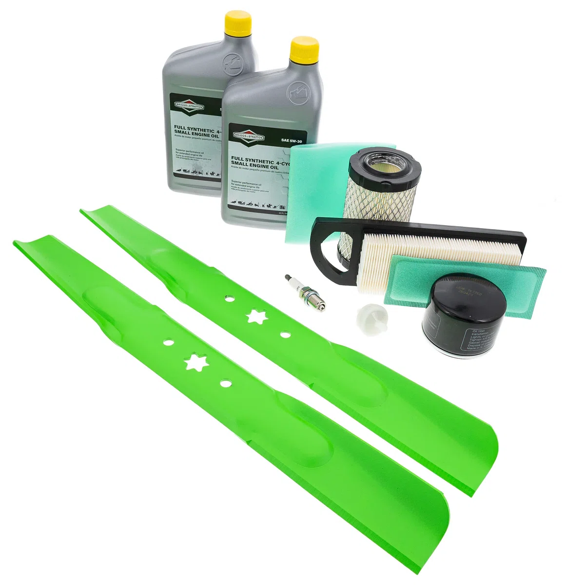 Tune-Up Kit with Blades for Briggs Stratton 31P677 Craftsman LT2000 42-Inch