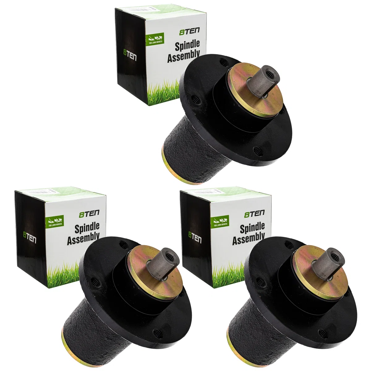 Deck Spindle Set For Hustler 604255 | 3-PACK
