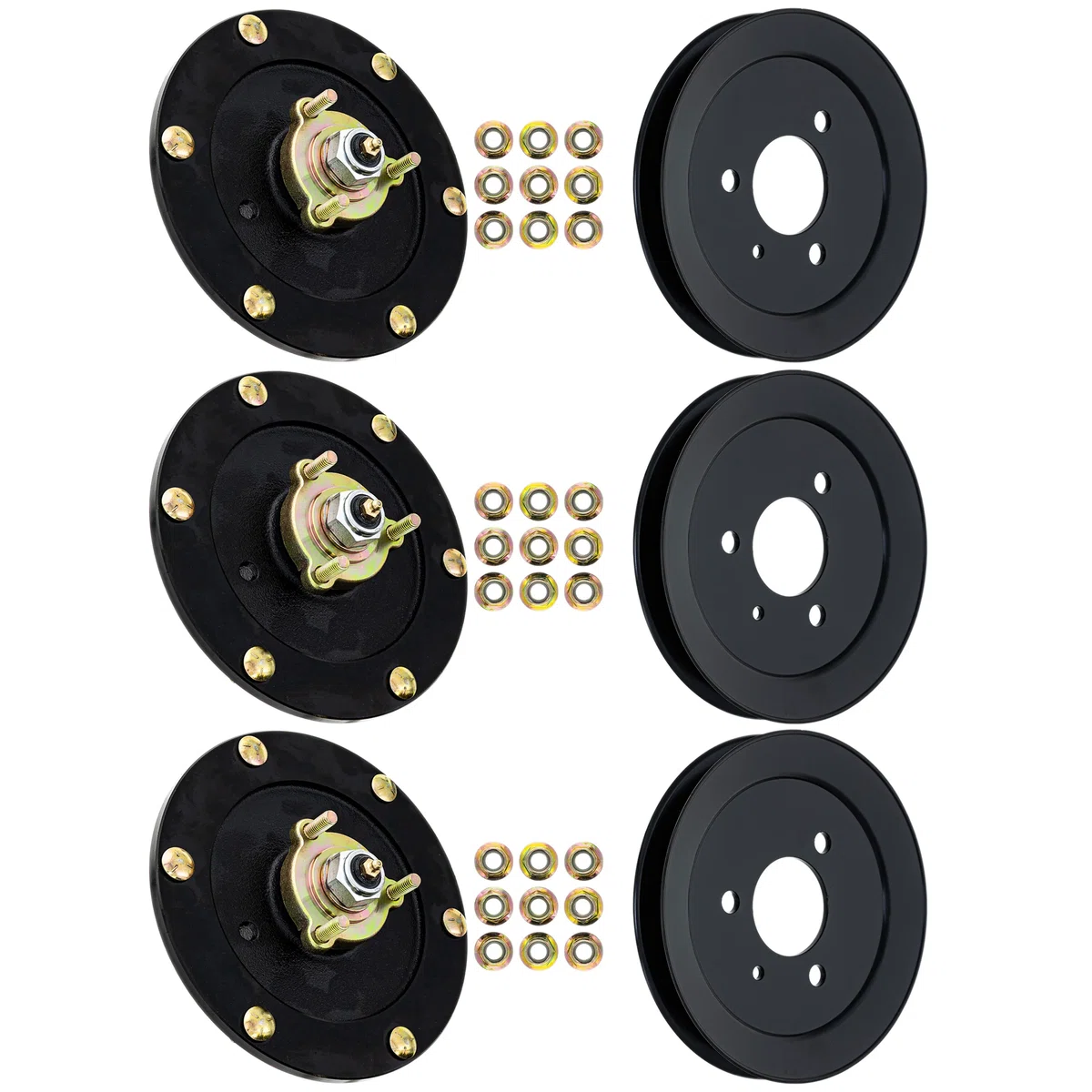 Spindle & Pulley Kit For Toro 810-KSP4344N | 3-PACK