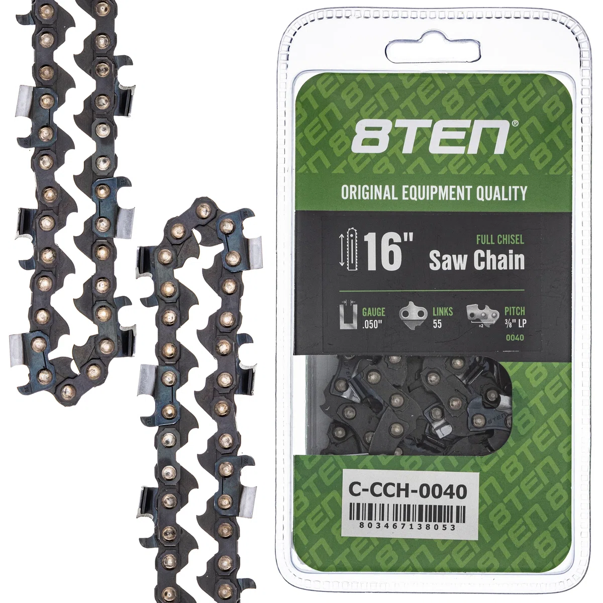 Chainsaw Chain 16 Inch .050 3/8 LP 55DL For Stihl Homelite Oleo Mac 91VXL055G 91PXL055G 91PX055G