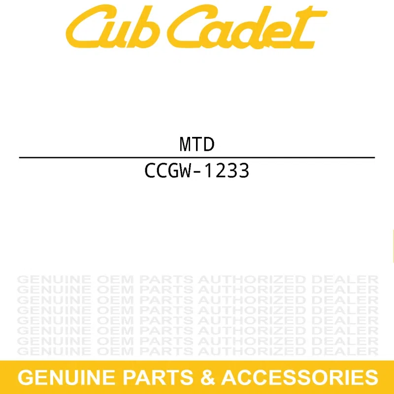 MTD GW-1233 GEAR-SPUR 20 TEETH