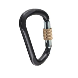 Rescue Carabiner Carbon Steel Triple Lock KNG411