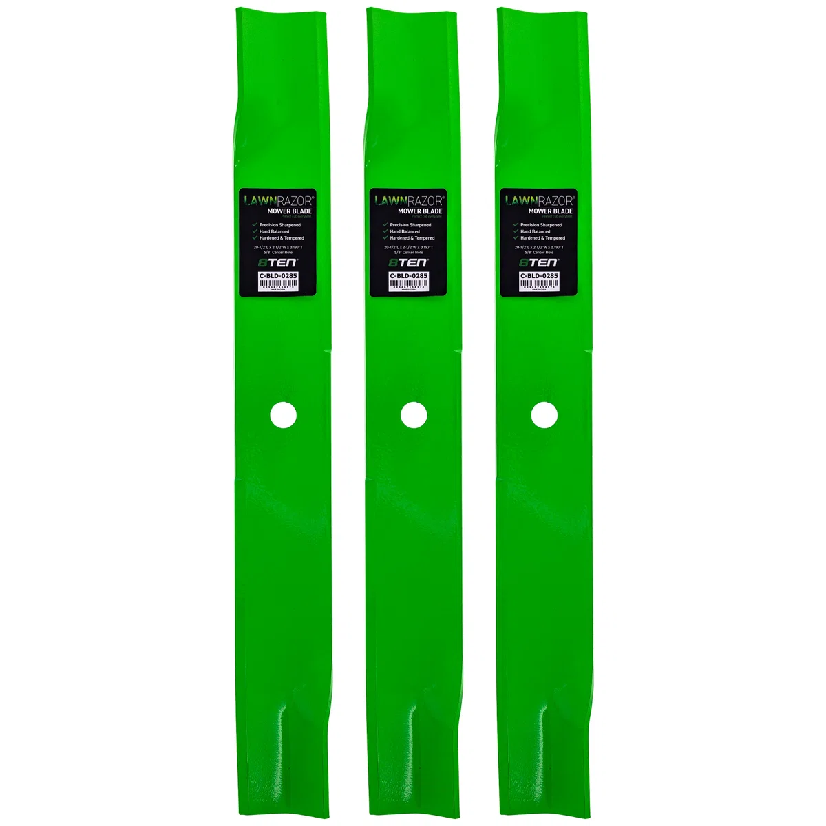 LawnRAZOR Air Lift Blade For Exmark 103-1580 103-1580-S 1-613250 | 3-PACK