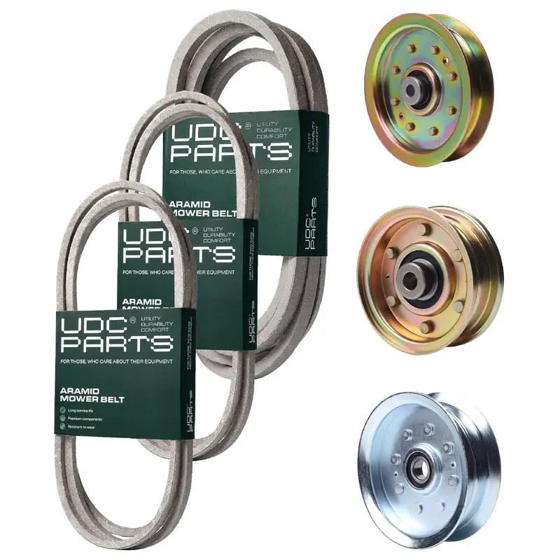 UDC Parts Mower Kit / Belt 754-04033 + Belt 754-04062 + Belt 754-0467 + Pulley 756-04224 + Pulley 956-04129 + Pulley GY20629 / Fits Yard-Man LT-46