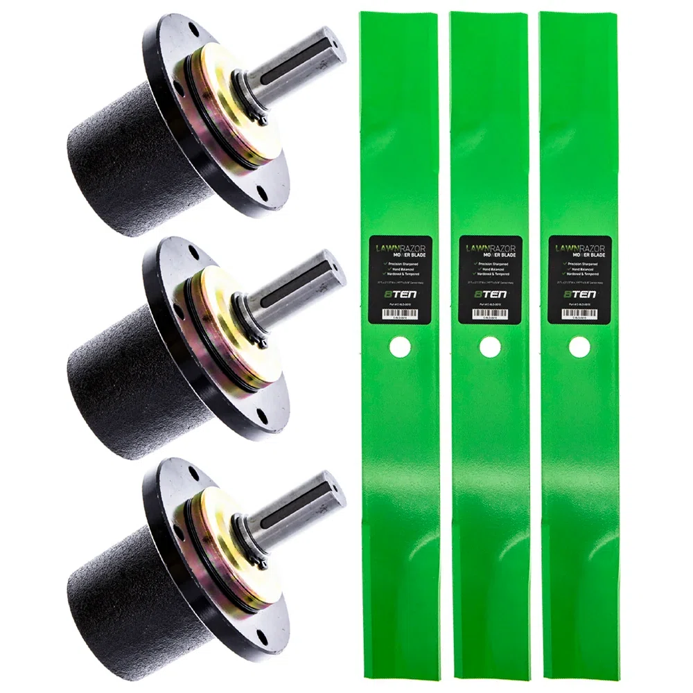 Deck Spindle & Mower Blade Kit For Gravely Scag Great Dane MK1002063