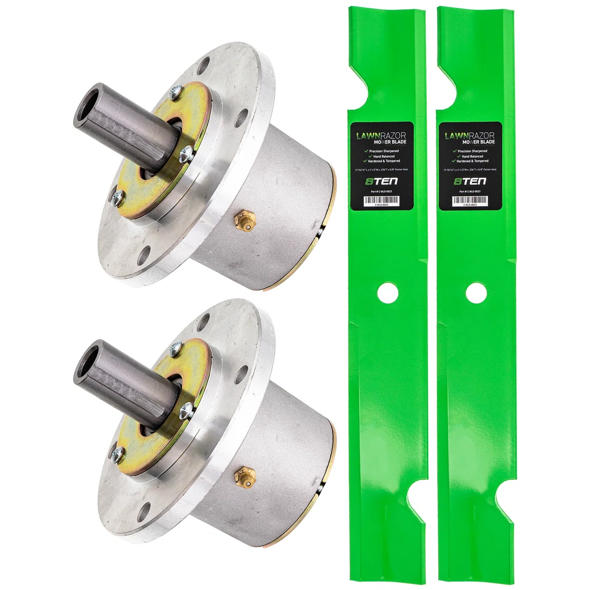 Deck Spindles & High Lift Blade Kit For Exmark MK1001931
