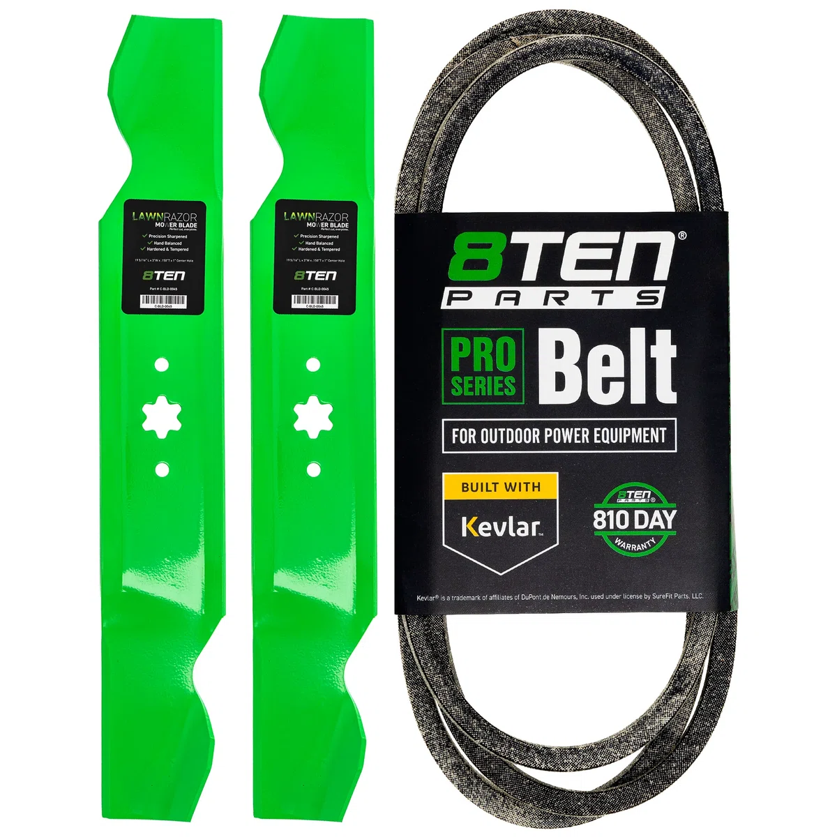 Mower Blades & Deck Belt Kit For Columbia Yard-Machines Murray MK1007805