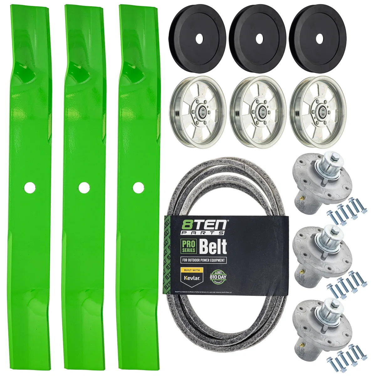 Deck Rebuild Kit Blade Spindle Belt Idler Kit for Snapper 360Z ZT2561