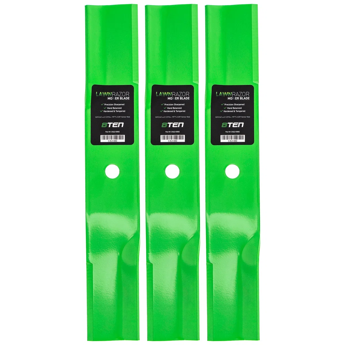 LawnRAZOR Low-Lift Blade For Toro Wheel Horse 54-0010-03 54-0010 55-4940 92-7952-03 92-7952 | 3-PACK