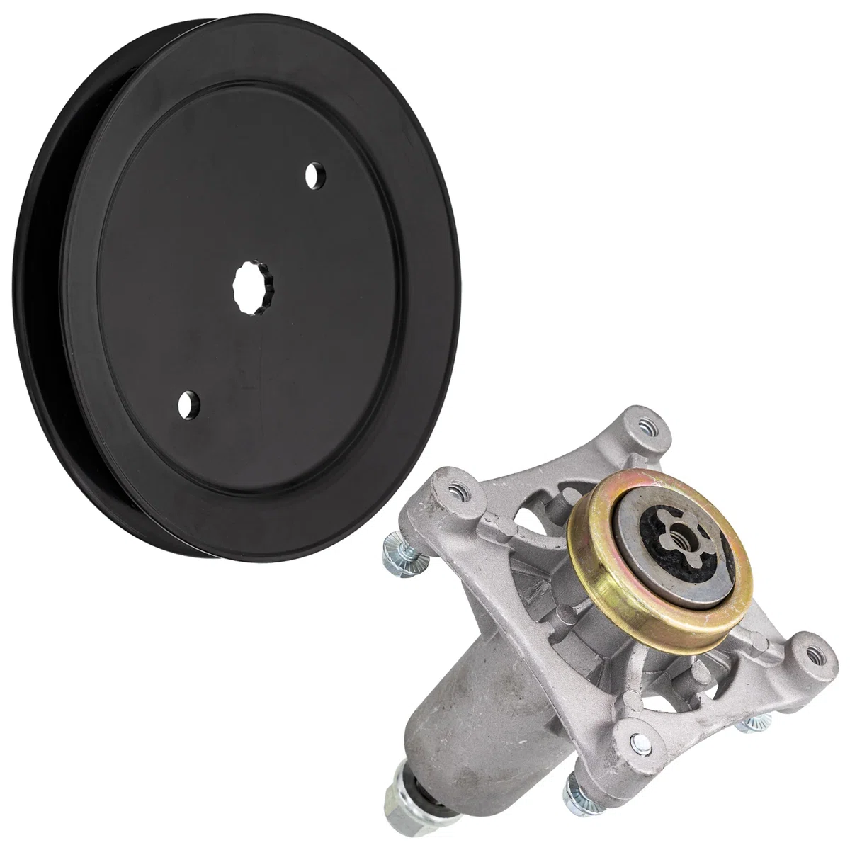 Deck Spindle & Pulley Kit For Husqvarna Poulan Pro Jonsered MK1000365