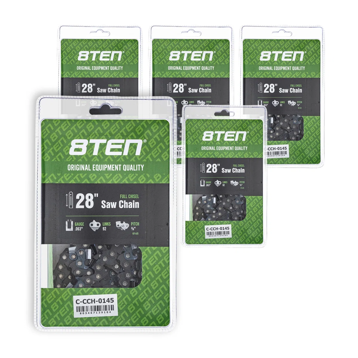 Chainsaw Chain 28 Inch .063 3/8 92DL For Stihl 72EXL092G 73EXL092G 72LPX092G H5092 36RS92 | 5-PACK