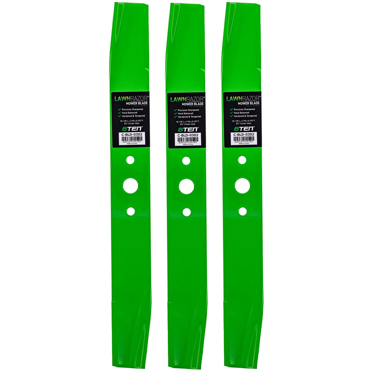 LawnRAZOR High Lift Blade For Craftsman 1726453YP 1726453ASM | 3-PACK
