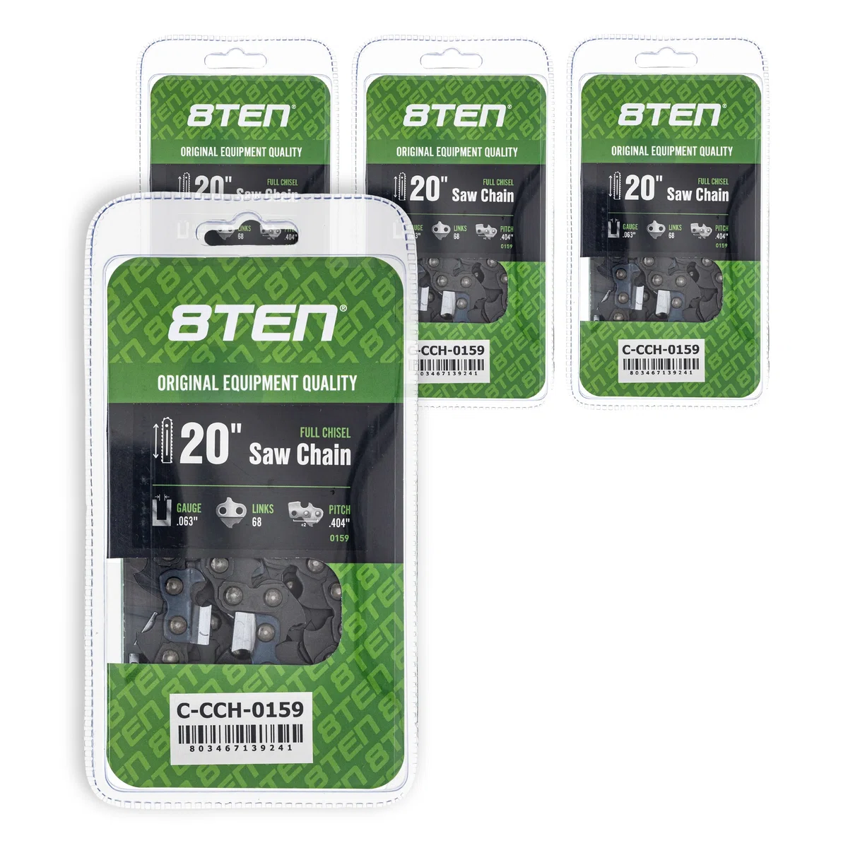 Chainsaw Chain 20 Inch .063 .404 68DL For Stihl Solo Makita 39460050068 | 4-PACK