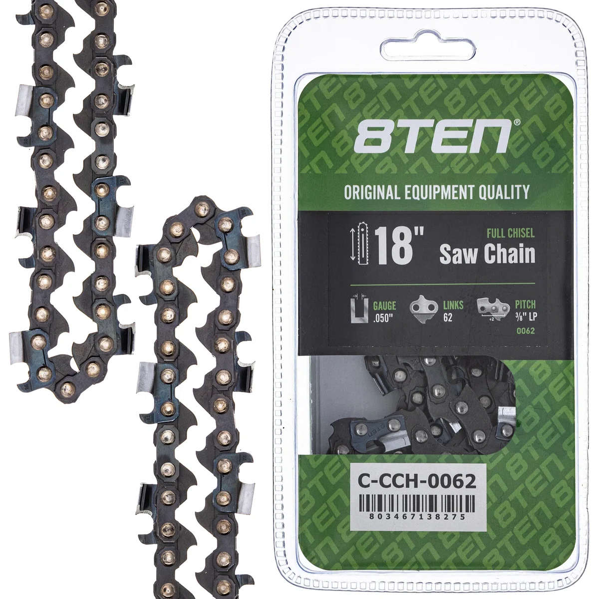Chainsaw Chain 18 Inch .050 3/8 LP 62DL For Makita Echo 91PX062G 91PX62CQ 91VXL062G 576936562