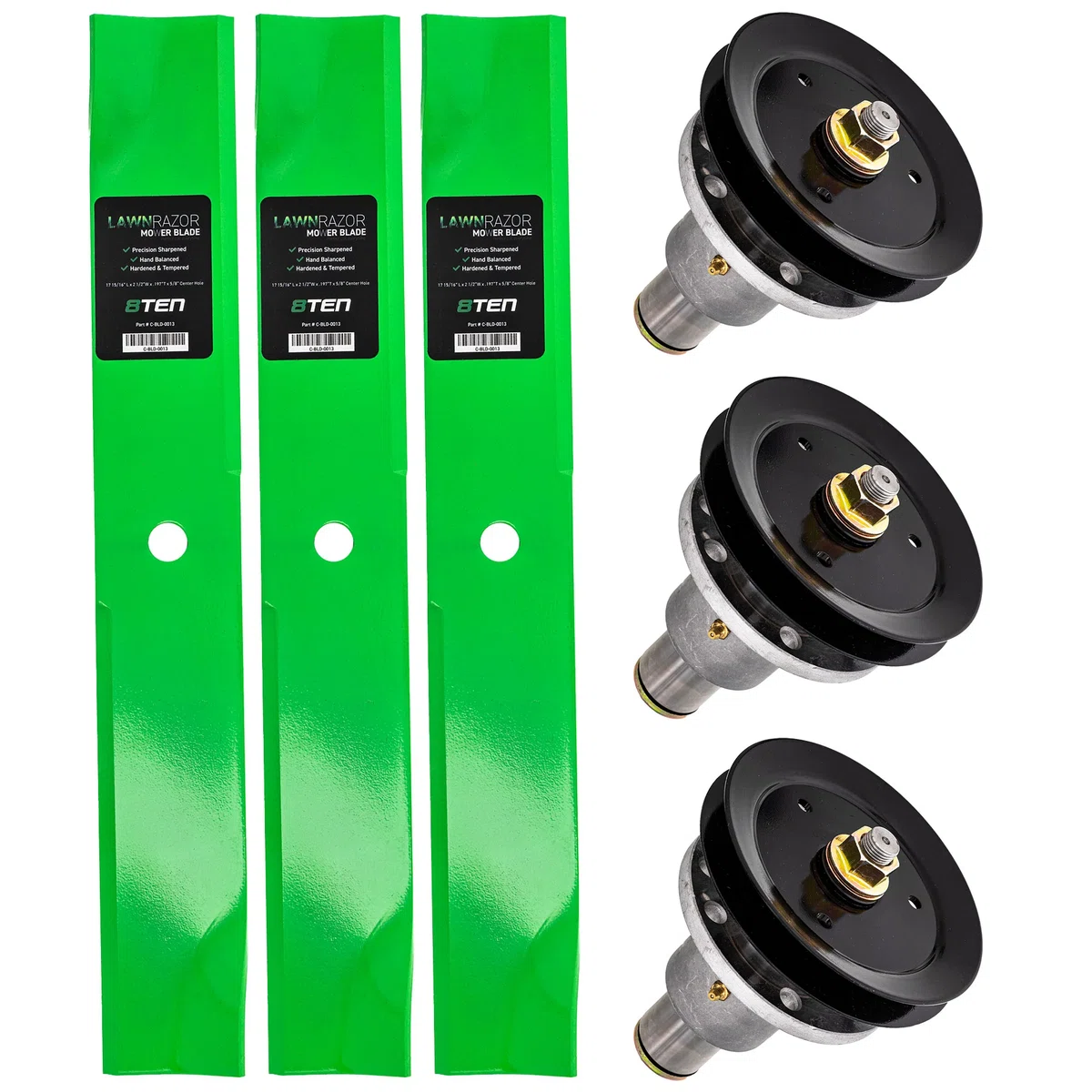 Deck Spindle & Mower Blade Kit For Exmark MK1002099