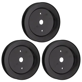 Deck Spindle Pulley Set For AYP Husqvarna Poulan Pro 153535 173436 532129861 129861 532173436 | 3-PACK