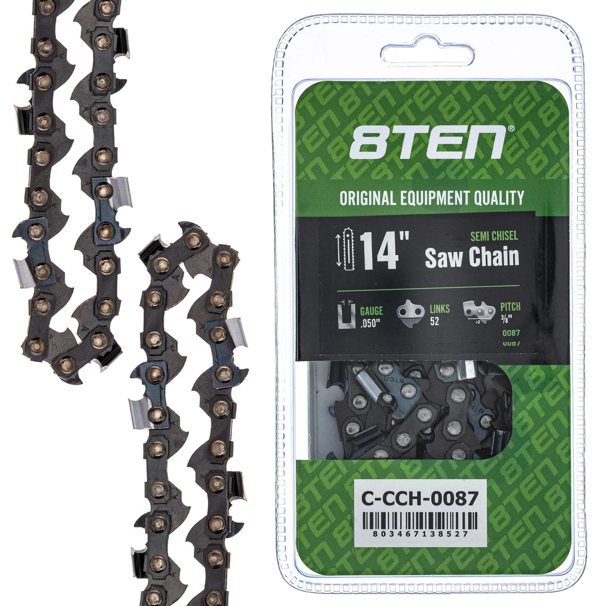 Chainsaw Chain 14 Inch .050 3/8 52DL For Homelite Echo Makita 576936552 501847052 91PX52CQ 585422152