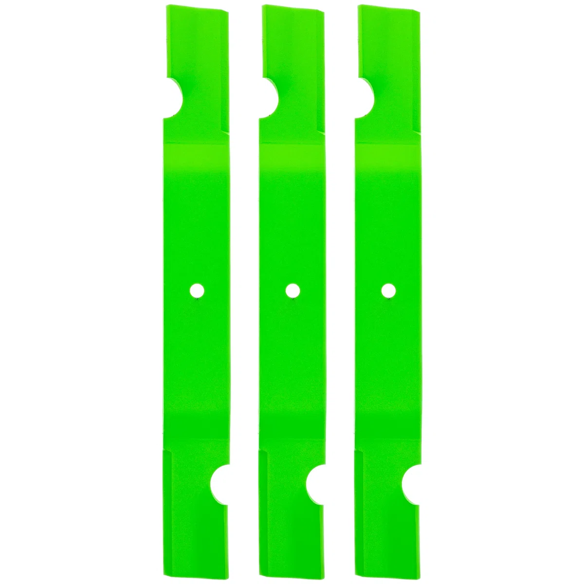 LawnRAZOR Blade for Grasshopper 6161 320245 61-Inch Notched High Lift 3 Pack