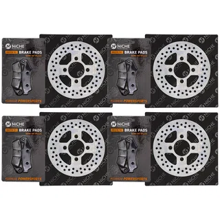 Front Brake Rotors and Pads Kit For Honda MK1006715