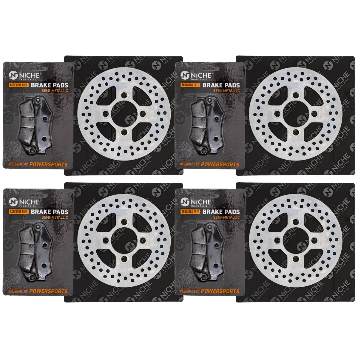 Front Brake Rotors and Pads Kit For Honda MK1006715