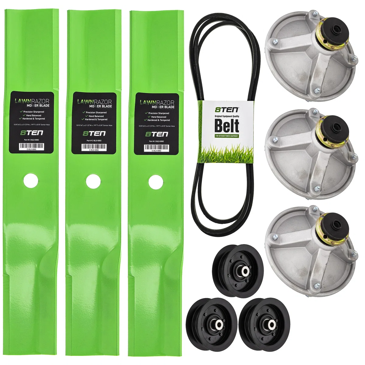 Blade Spindle Belt Idler Deck Kit For Toro MK1010156