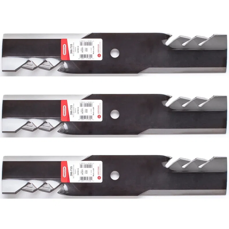 Oregon 396-735 G6 Gator Blades for 48" Hustler 601014, 601123, 795757