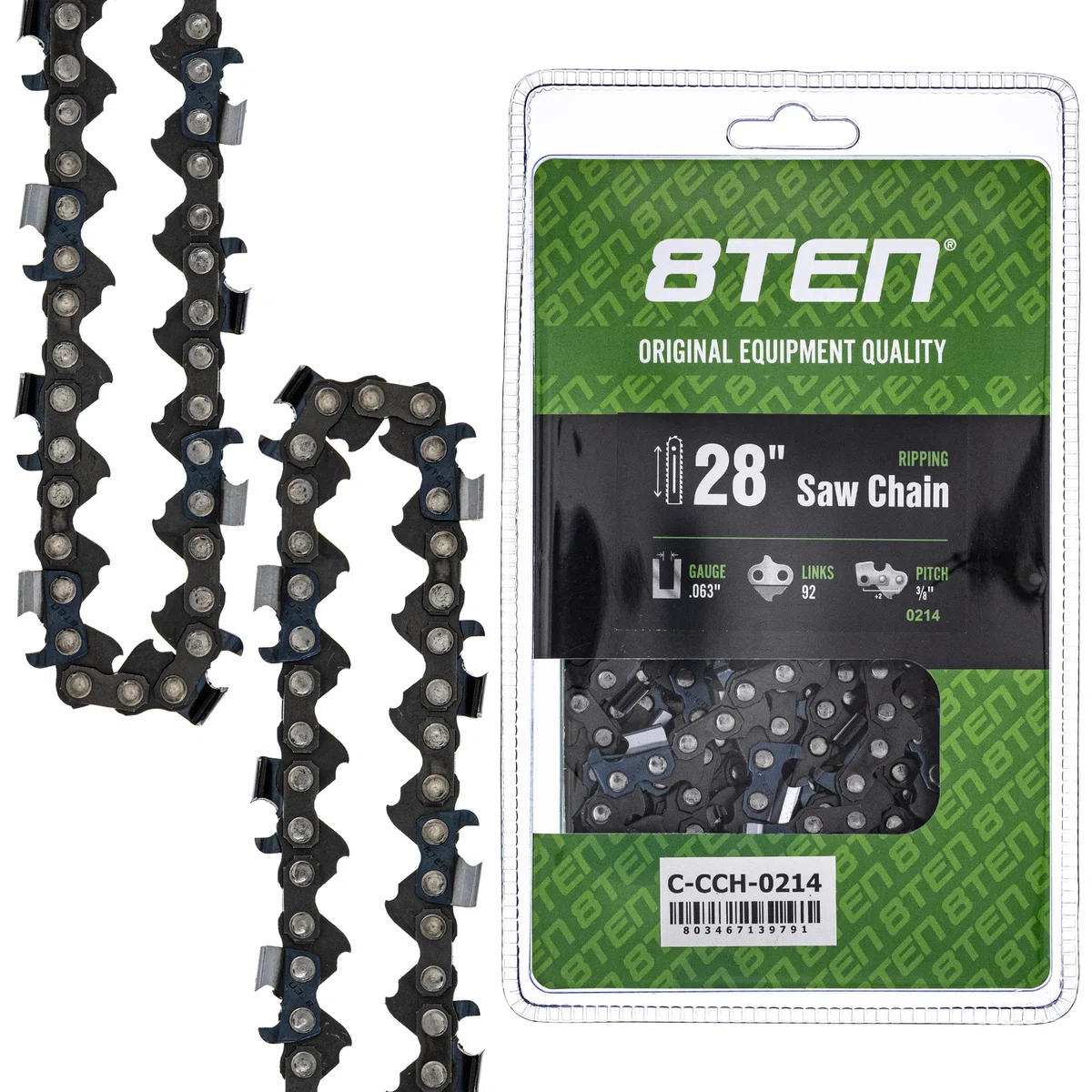 Chainsaw Chain 28 Inch .063 3/8 92DL For Stihl 72EXL092G 73EXL092G 72LPX092G H5092 36RS92
