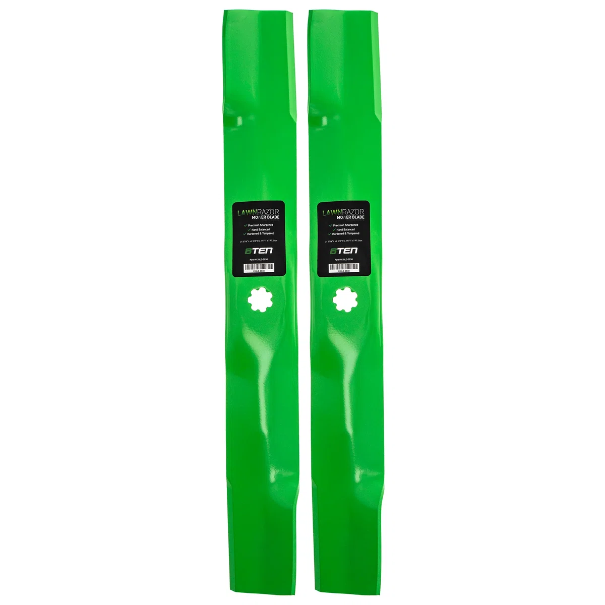 LawnRAZOR High Lift Blade For John Deere Sabre M154061 AM137327 AM141034 M154062 AM141032 M145969 | 2-PACK