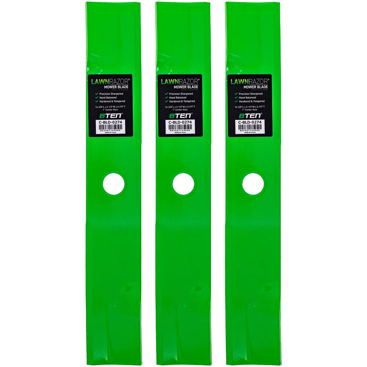 LawnRAZOR Low Lift Blade For Exmark 103-6386 103-6386-S | 3-PACK