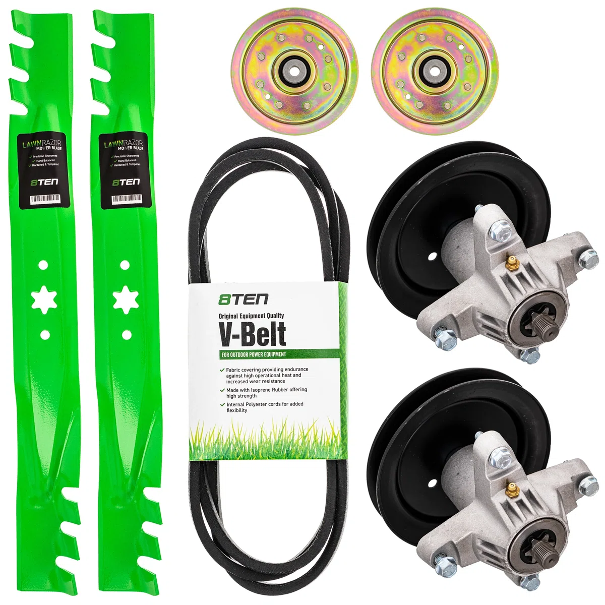 Mower Deck Rebuild Kit For Yard-Machines Huskee White Outdoor MK1005530
