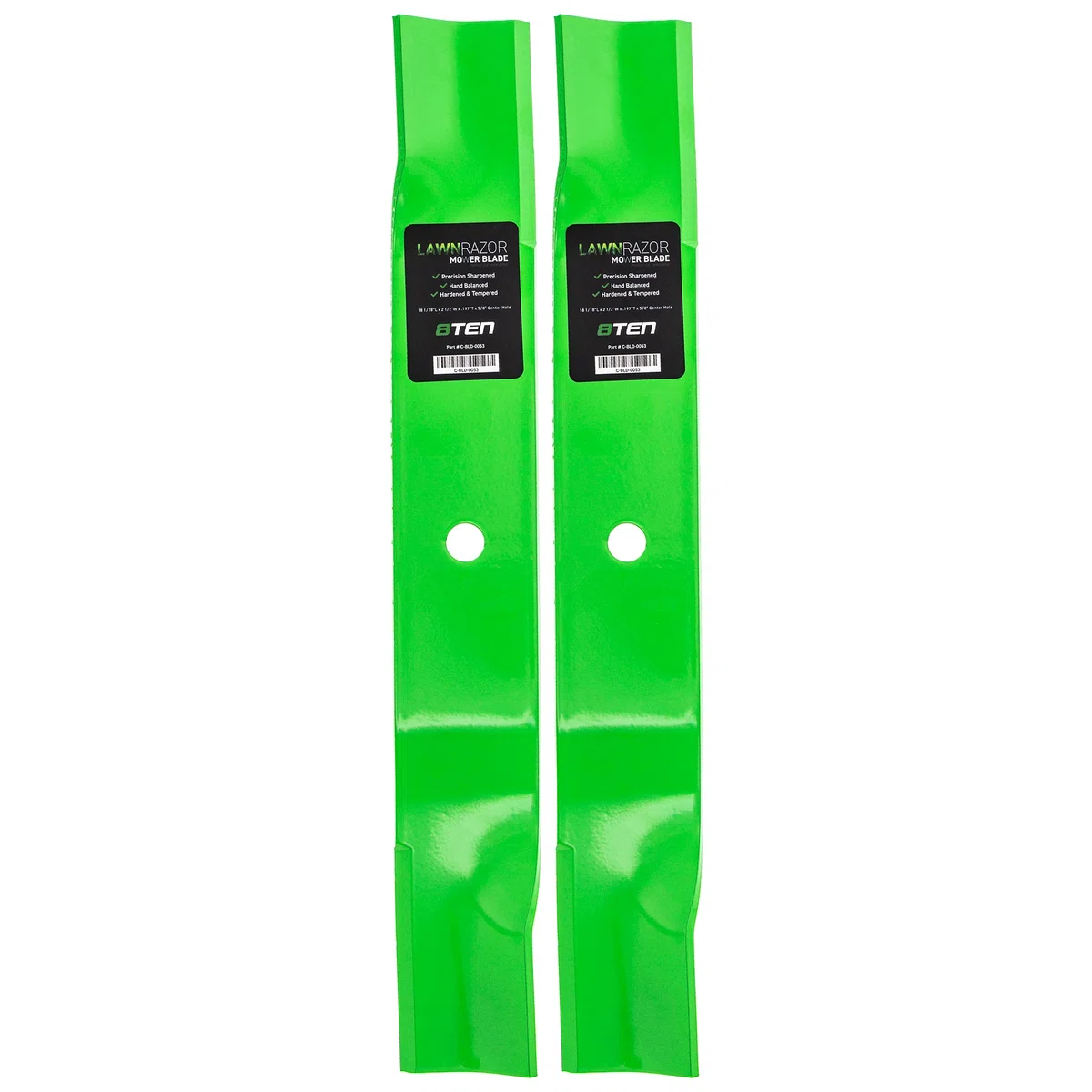 LawnRAZOR High Lift Mower Blade 810-CBL2275D For Bobcat WM132022 112111-02 32022A 2722543-02 | 2-PACK