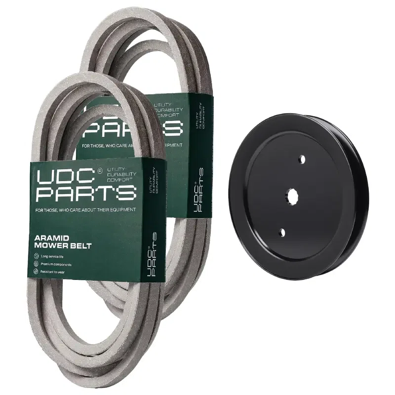 UDC Parts Mower Kit / Belt 539114557 + Belt 539117245 + Pulley 195945 / Fits Husqvarna RZ4219