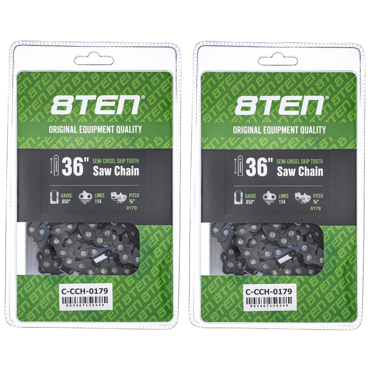 Chainsaw Chain 36 Inch .050 3/8 114DL For Stihl 72LGX114G 72EXJ114G 72EXL114G 72LPX114G 72JPX114G | 2-PACK