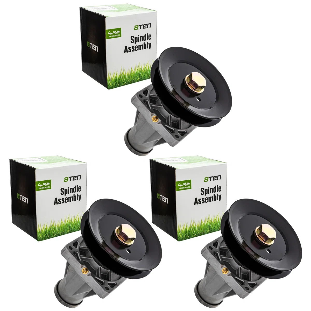 Mower Deck Spindle Set For Cub Cadet Craftsman Troy-Bilt 918-06993A 918-06993 618-06993A 618-06993 | 3-PACK