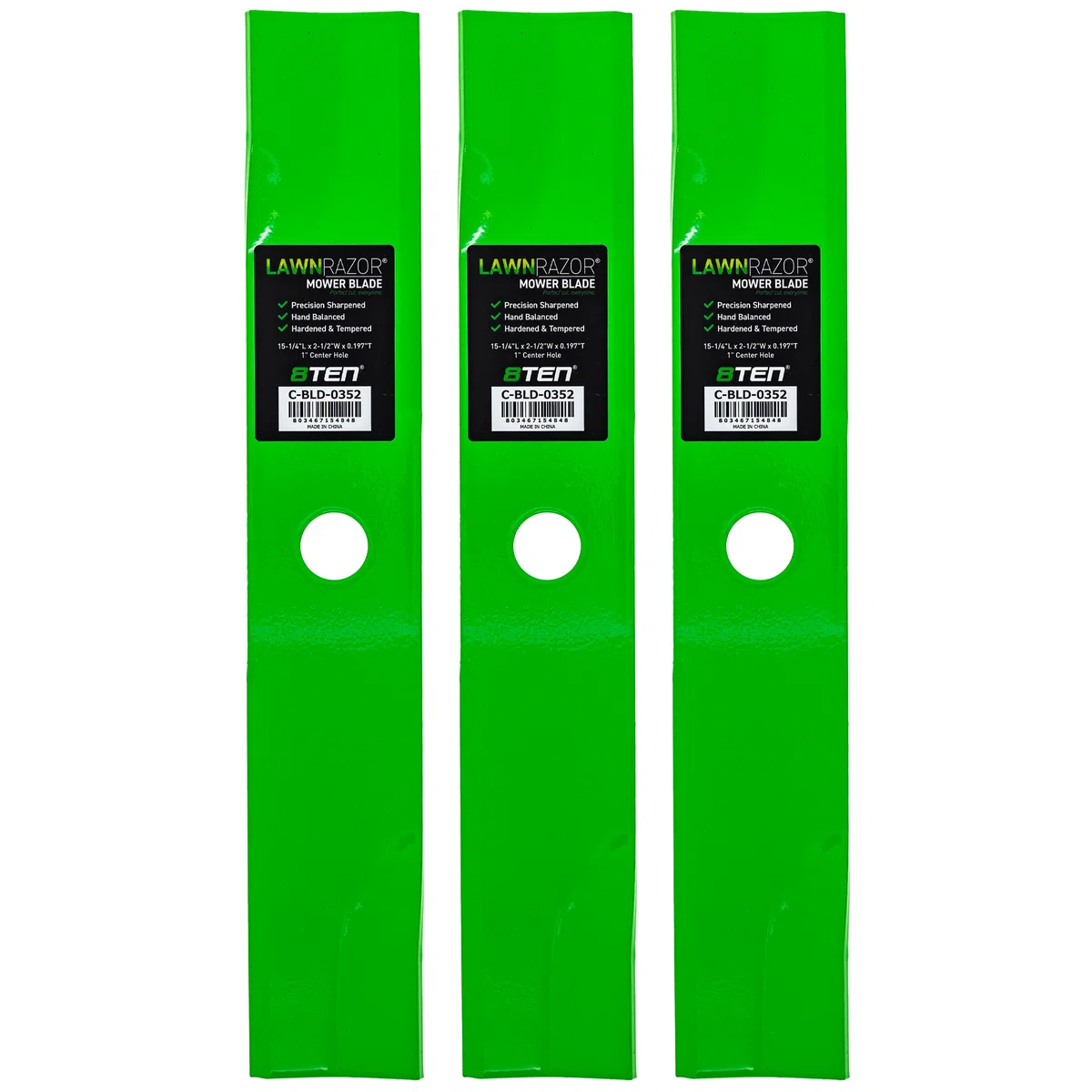 LawnRAZOR Low Lift Blade For Exmark 103-6385-S 103-6385 | 3-PACK