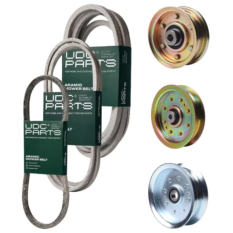 UDC Parts Mower Kit / Belt 754-04033 + Belt 754-04060 + Belt 754-0468 + Pulley 756-04224 + Pulley 956-04129 + Pulley GY20629 / Fits Yard-Man LT-42