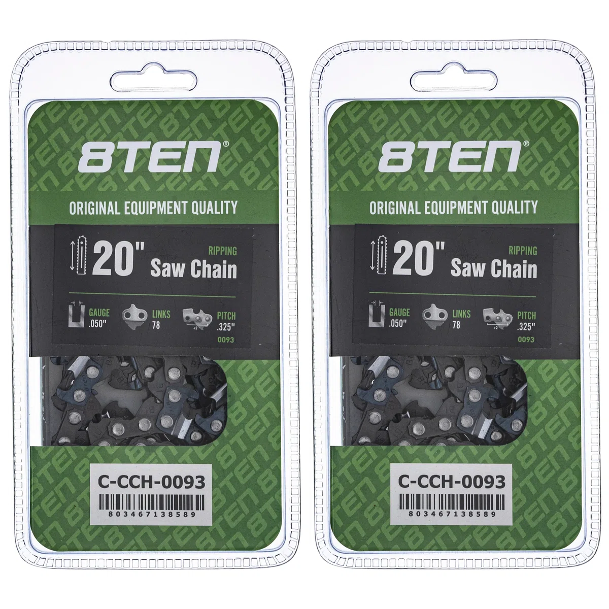 Chainsaw Chain 20 Inch .050 .325 78DL For Solo Echo Tanaka 20BPX078G 20BPX78CQ 501840978 581643678 | 2-PACK