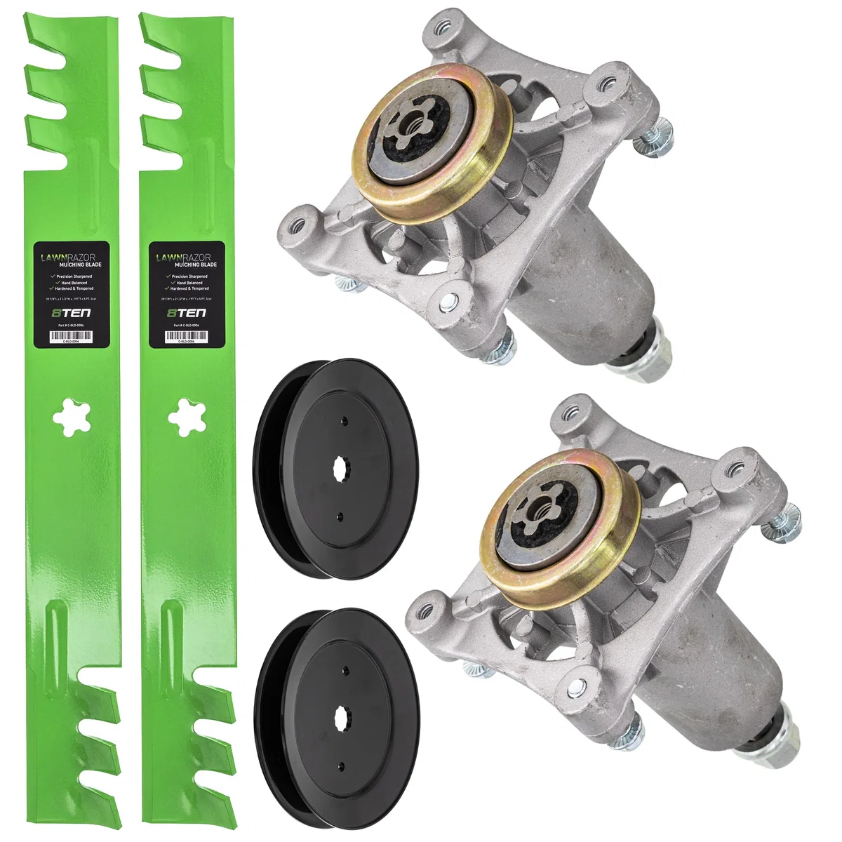 Blade Spindle Pulley Deck Kit For Poulan Poulan Pro Ariens MK1009912