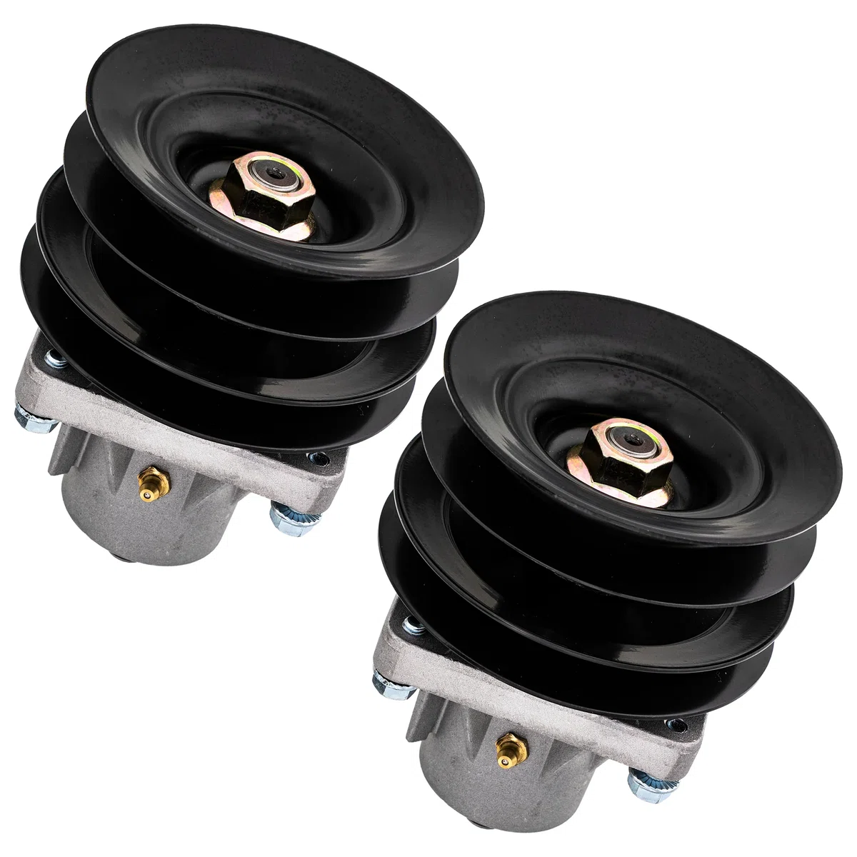 Deck Spindle Set For Yard-Machines Huskee White Outdoor 918-0241 618-0241 918-0431 918-0241B | 2-PACK